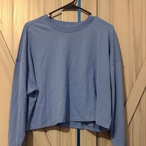 Calvin Klein Collection Light Blue Sweatshirt